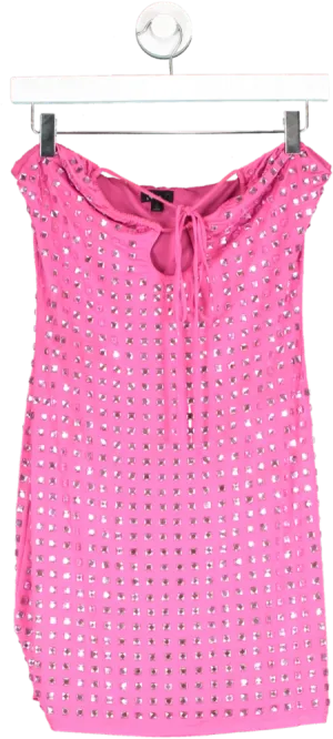 NBD Pink Betty Mini Dress UK S