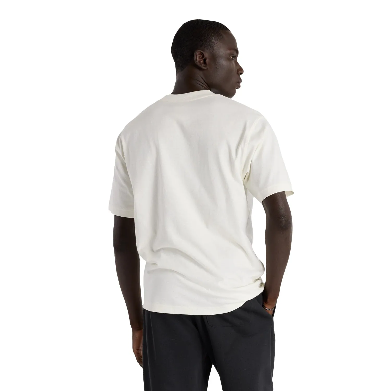 New Balance Men Athletics Relaxed Archive Walk T-Shirt White MT43553-SST
