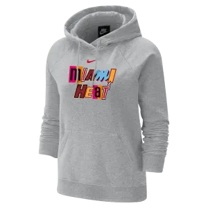 Nike Miami HEAT Mashup Grey Women's Hoodie