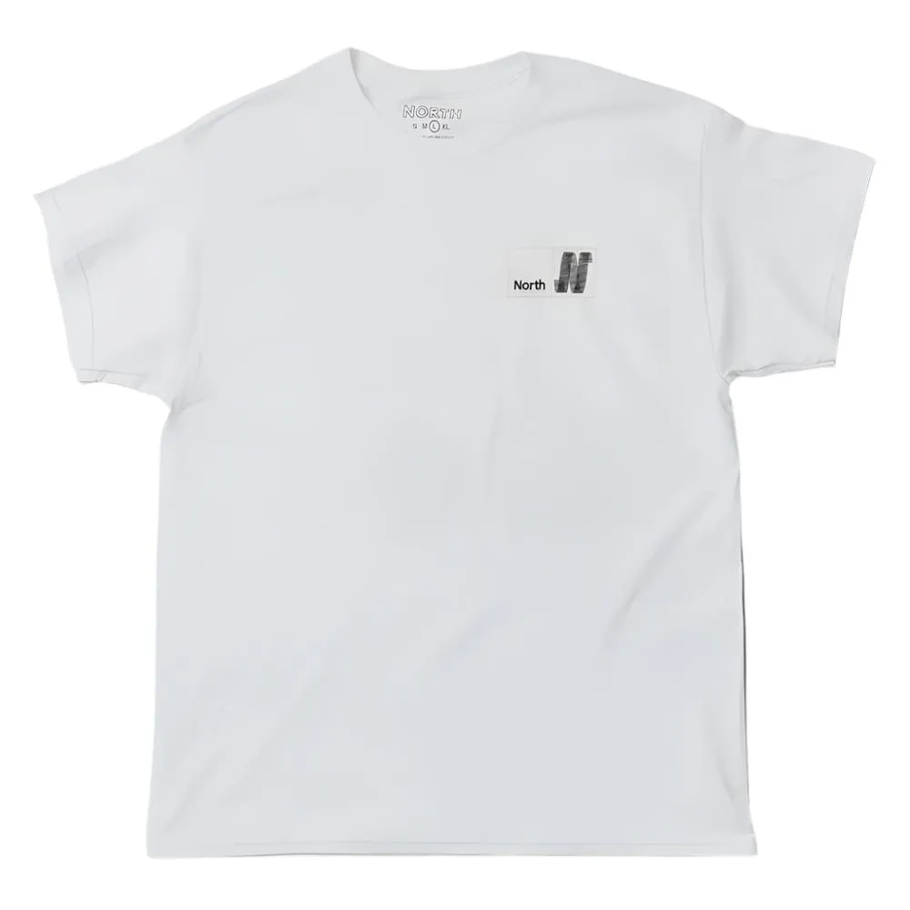North N Logo T-shirt - White/Black/Yellow