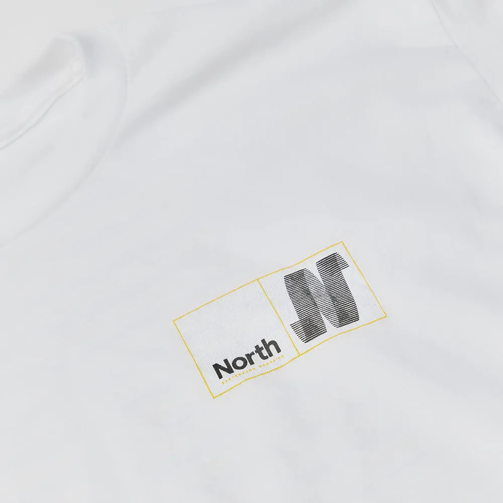 North N Logo T-shirt - White/Black/Yellow