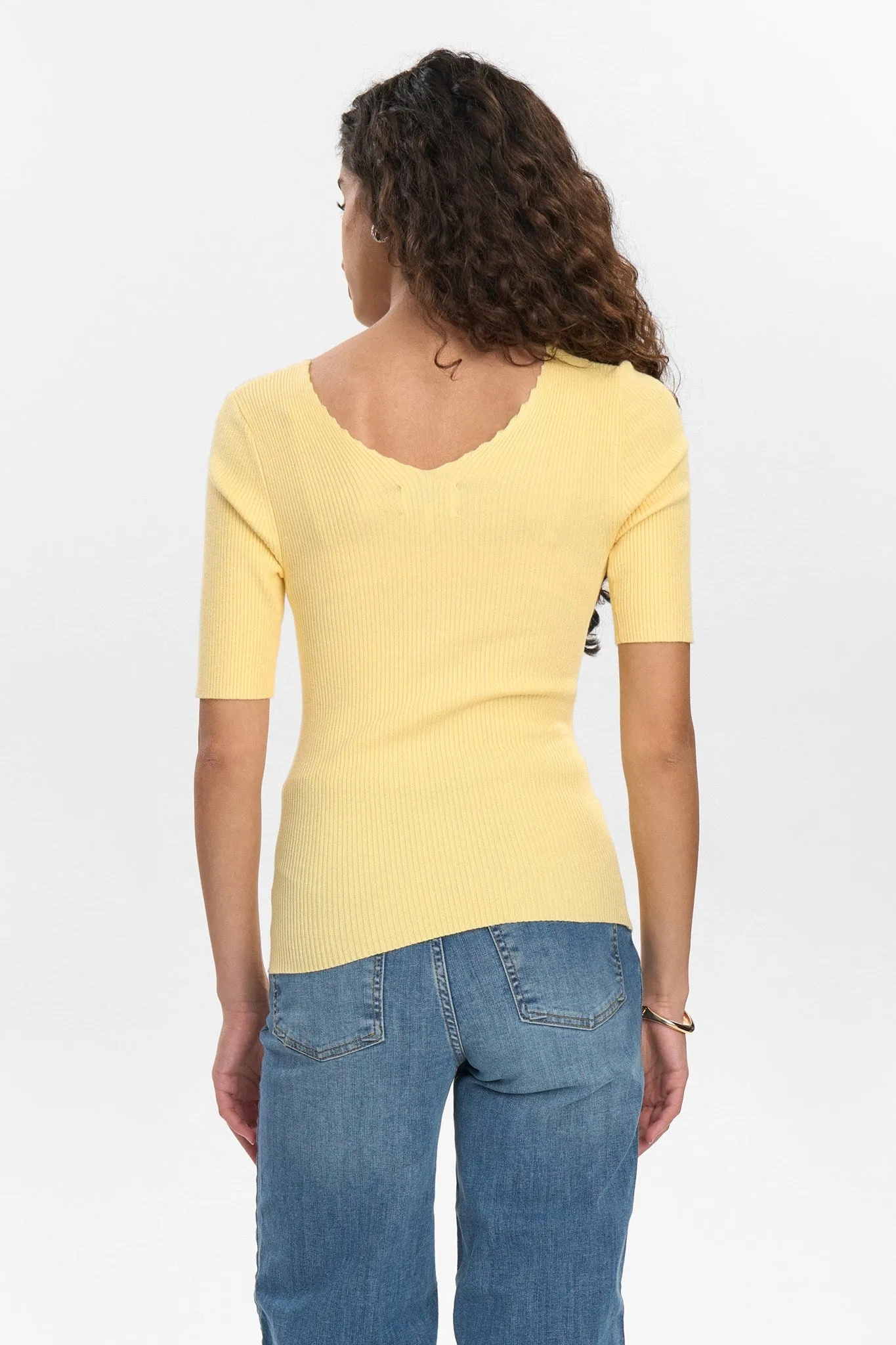 NUAYELET SS PULLOVER CROPPED - Golden Haze