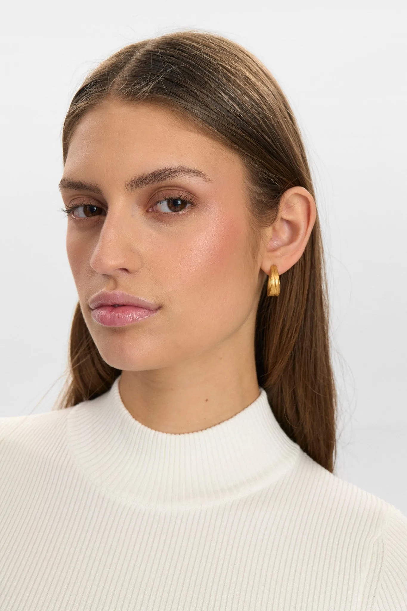 NUBIA SS PULLOVER CROPPED - Cloud Dancer