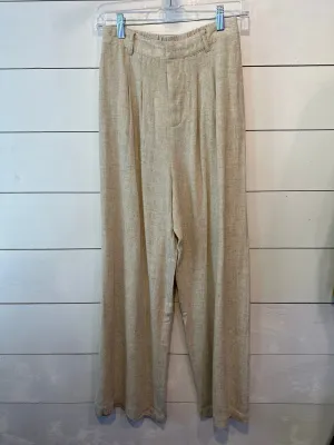 Oatmeal Linen Pants