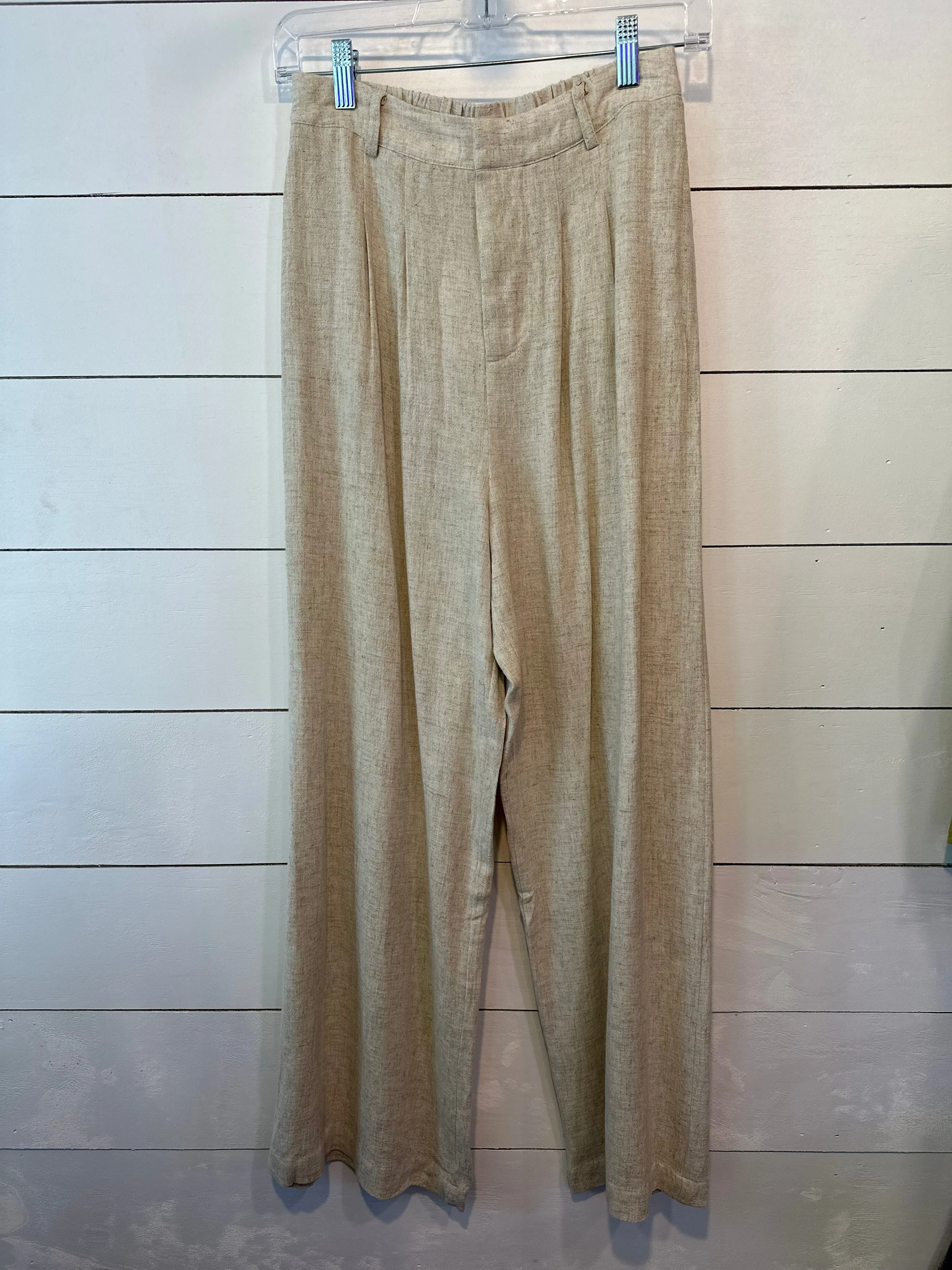 Oatmeal Linen Pants