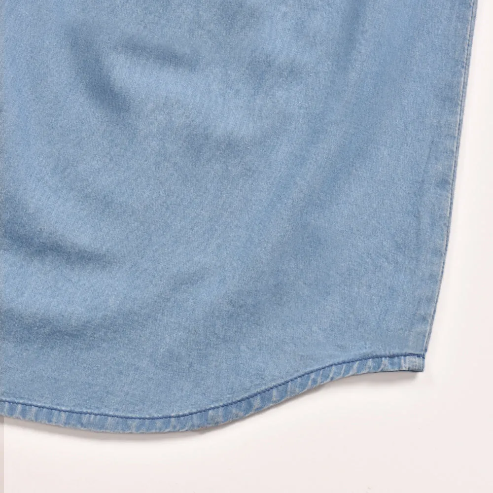 Off Shoulder Flared Sleeve Ruffled Denim Mini Dresses