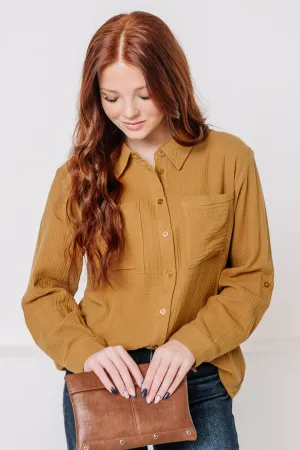 On A Roll Gauze Top | Toffee