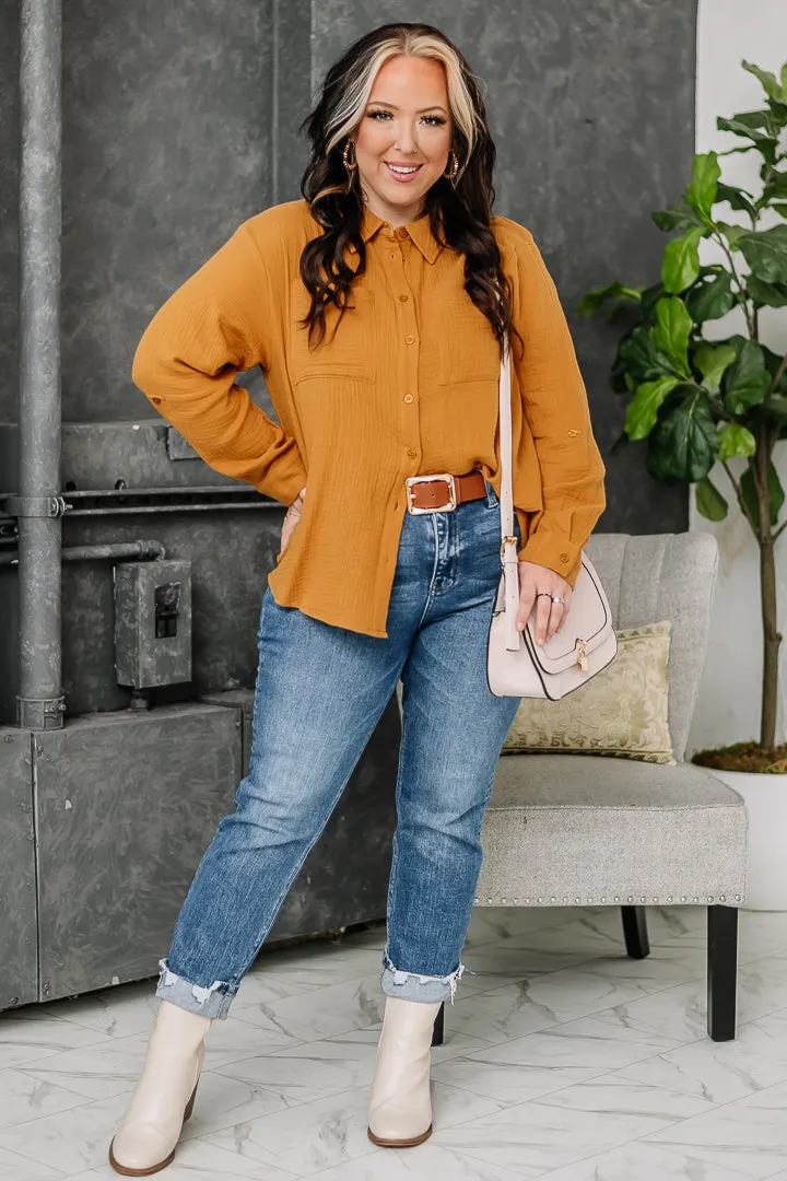 On A Roll Gauze Top | Toffee