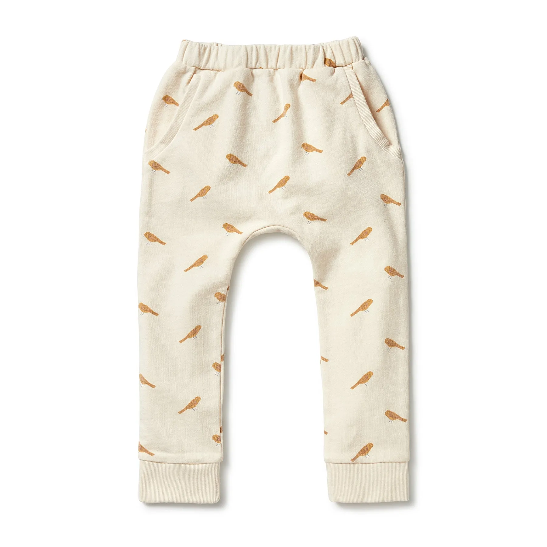 Organic Terry Slouch Kids Pant - Tweet Tweet