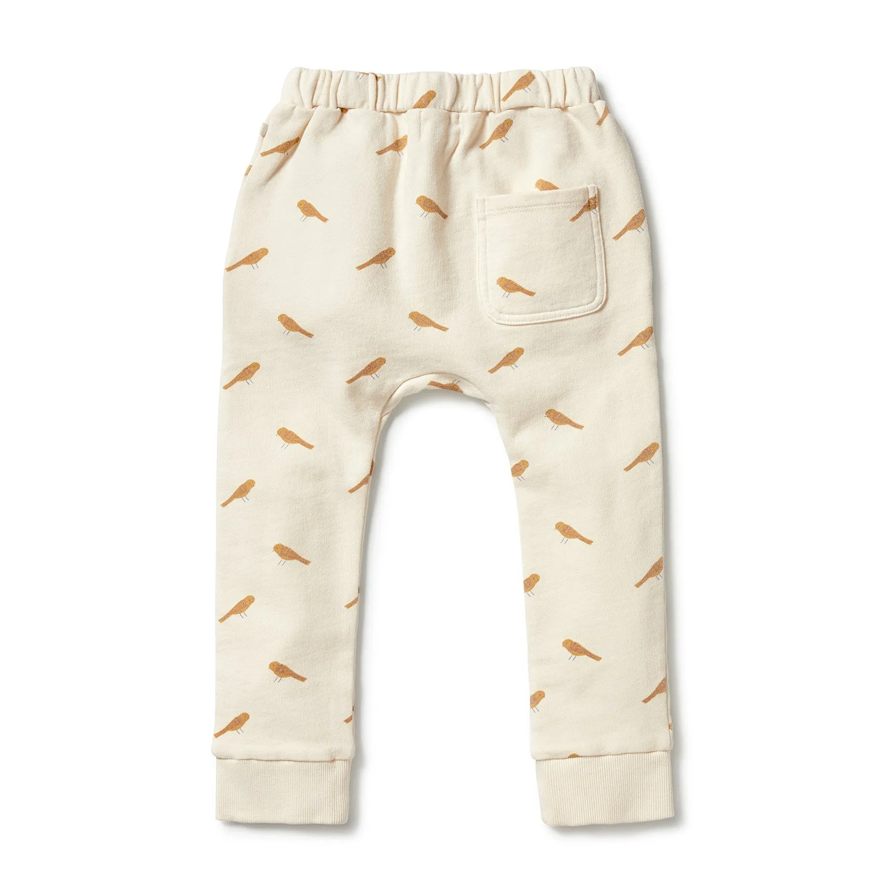 Organic Terry Slouch Kids Pant - Tweet Tweet