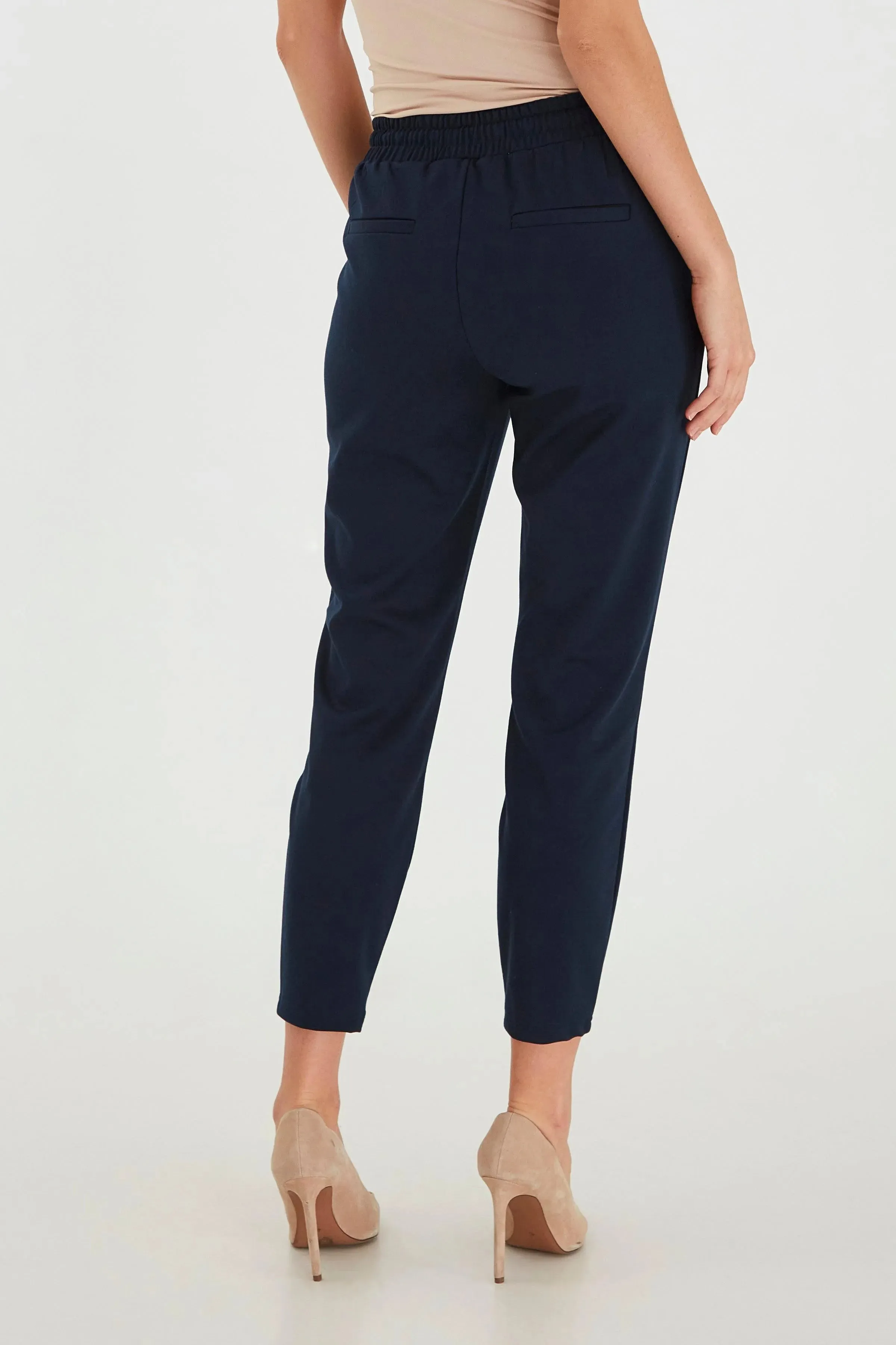 Pantalones B.Young Rizetta Cropped Copenhagen Night