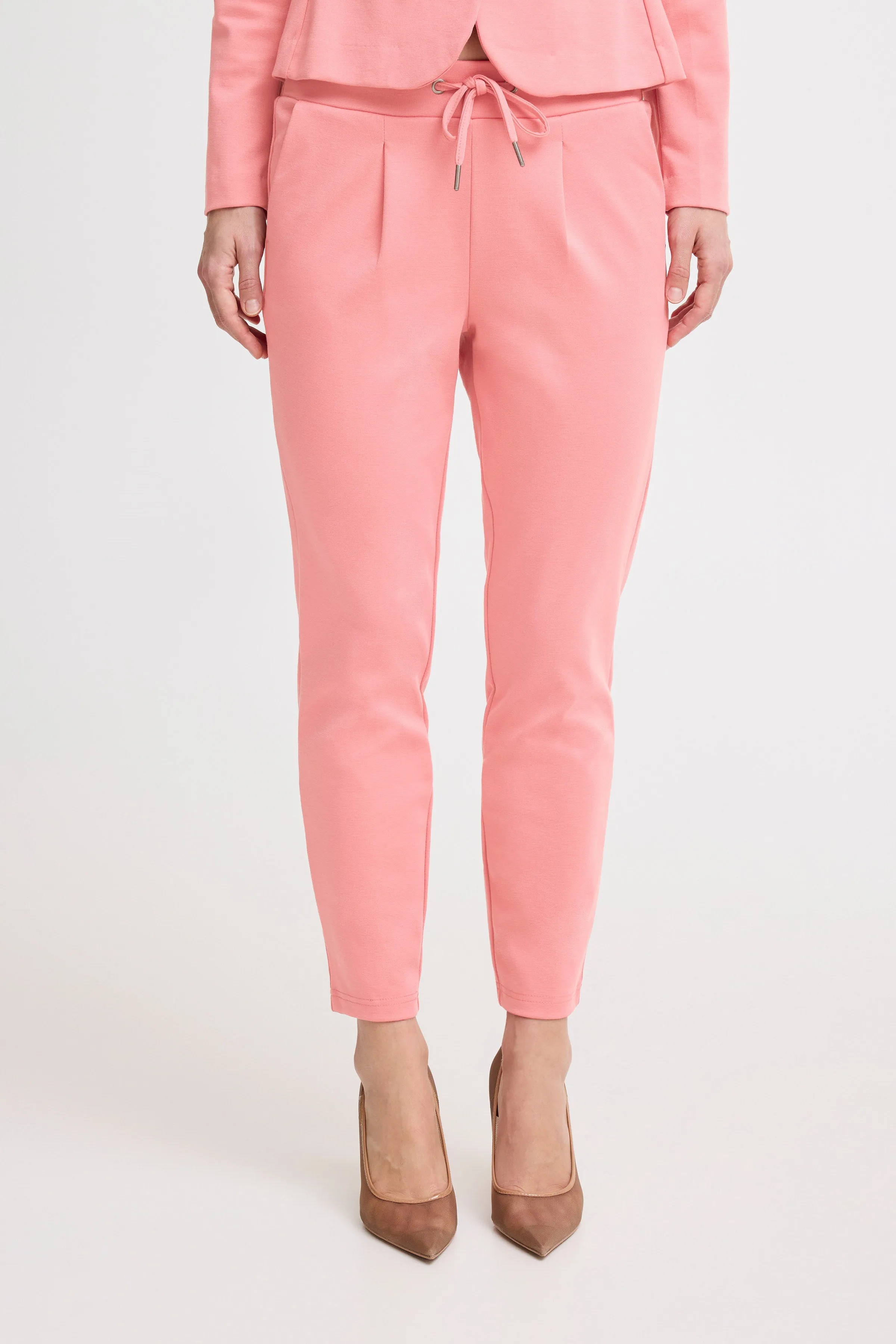 Pantalones B.YOUNG Rizetta Cropped Desert Rose