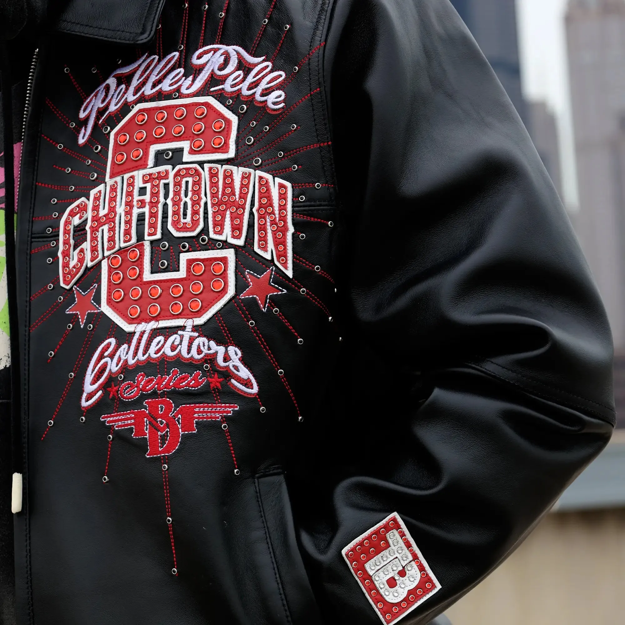 Pelle-Pelle X TB Men's Chi-Town Leather Jacket