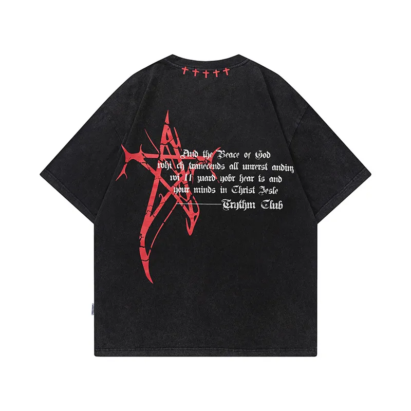 Pentagram Letter Graffiti T-shirt