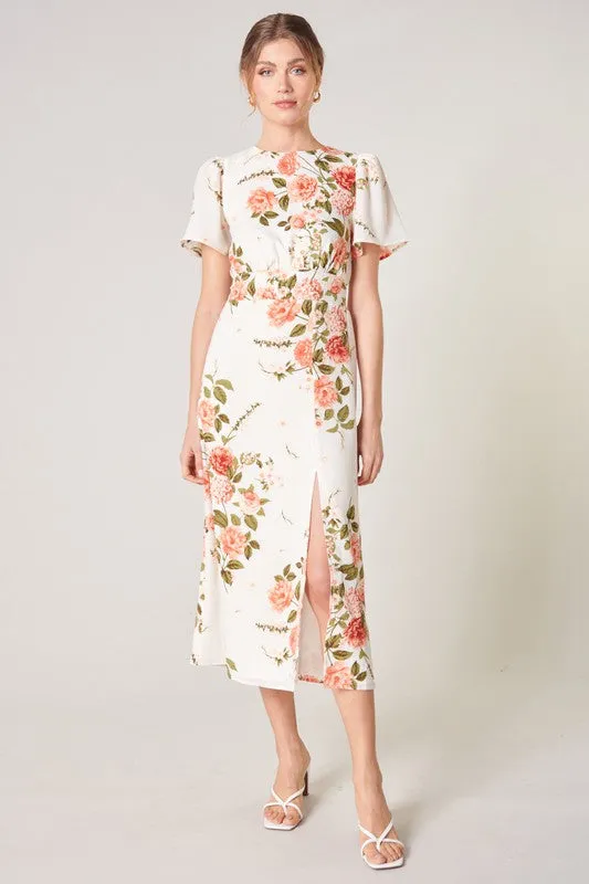 Peony For Your Thoughts Midi Dress