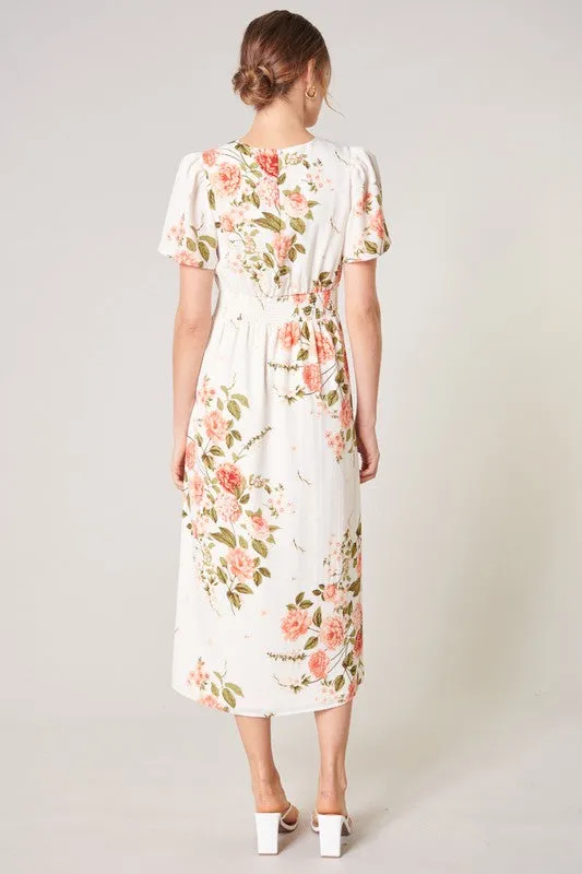 Peony For Your Thoughts Midi Dress