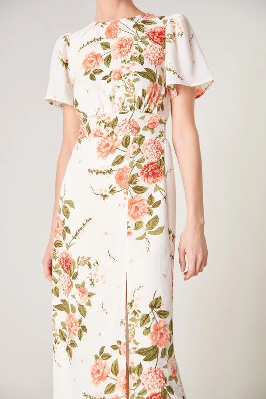 Peony For Your Thoughts Midi Dress