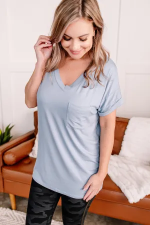 Pocketful Of Basics In Iced Blue