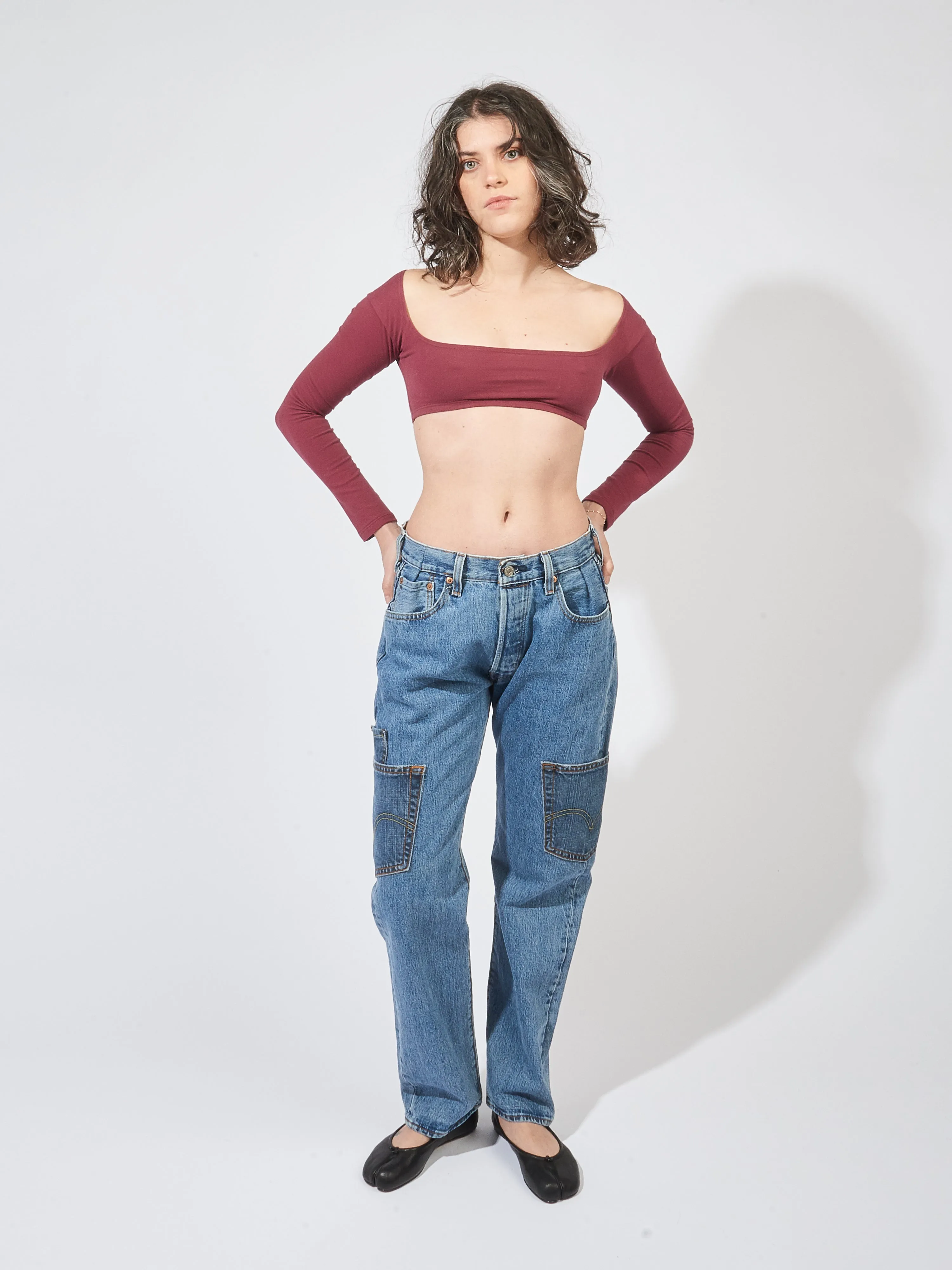 Port El Tigre Chiquito L/S Crop Top