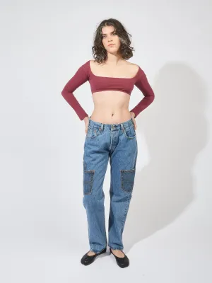 Port El Tigre Chiquito L/S Crop Top