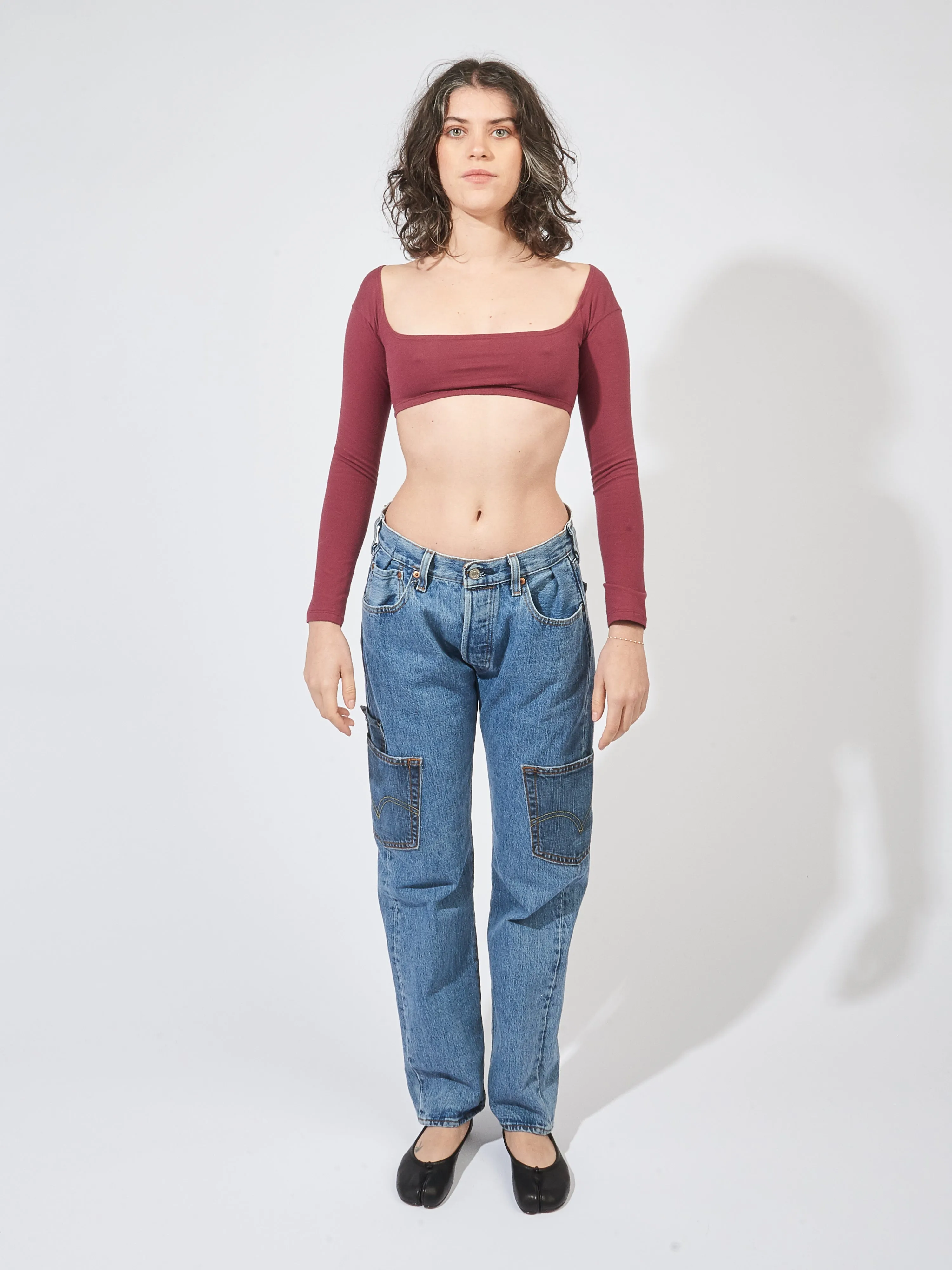 Port El Tigre Chiquito L/S Crop Top