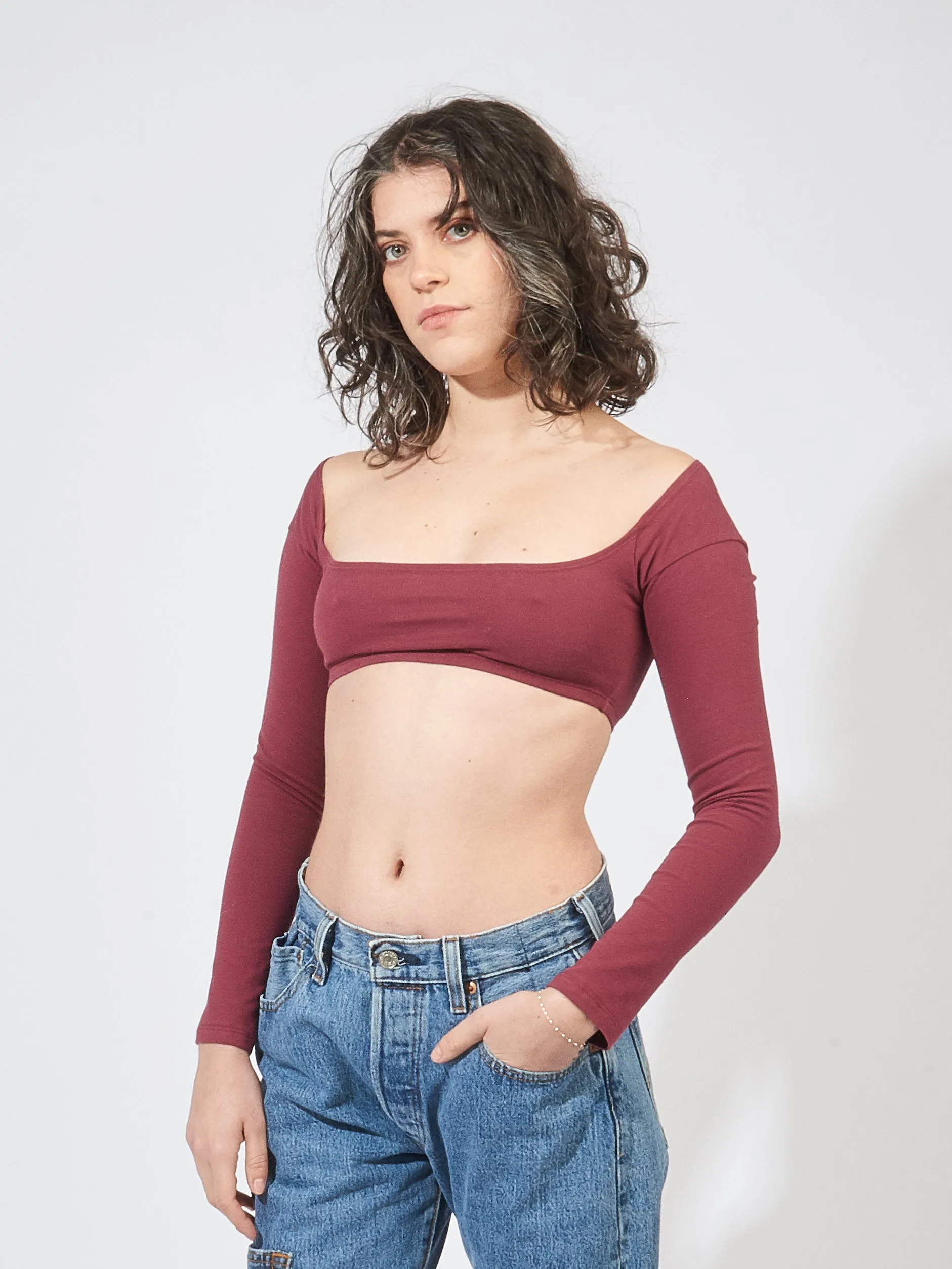 Port El Tigre Chiquito L/S Crop Top