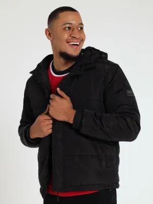 Puffer Jacket - Black