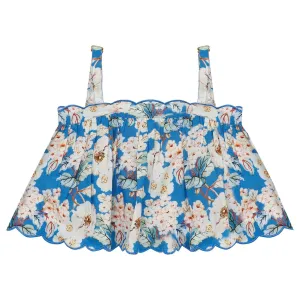 Pumpkin Pie Top-Moroccan Blue