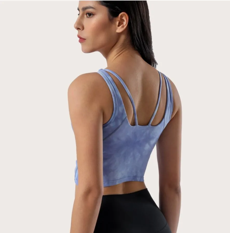 Raye Tie Dye Bra Top - Grey (XS/S)