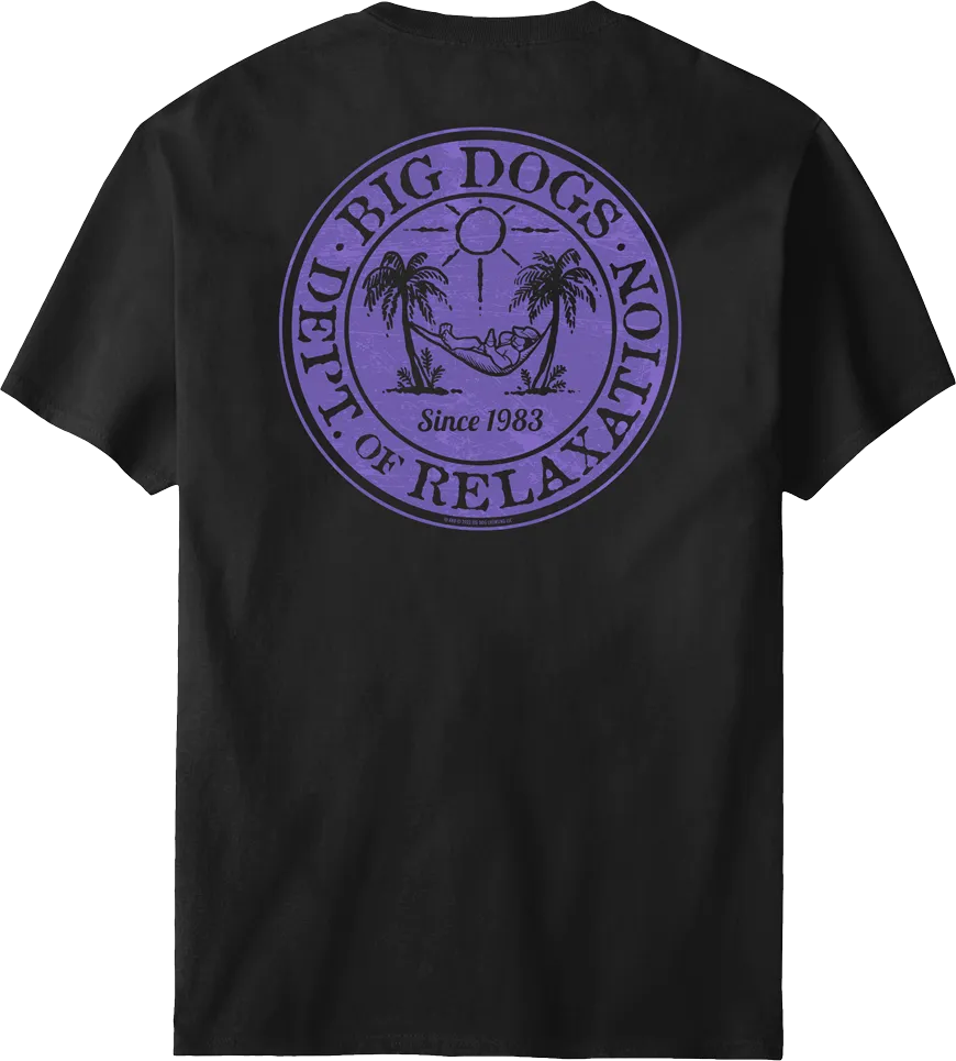Relaxation Badge Purple T-shirt