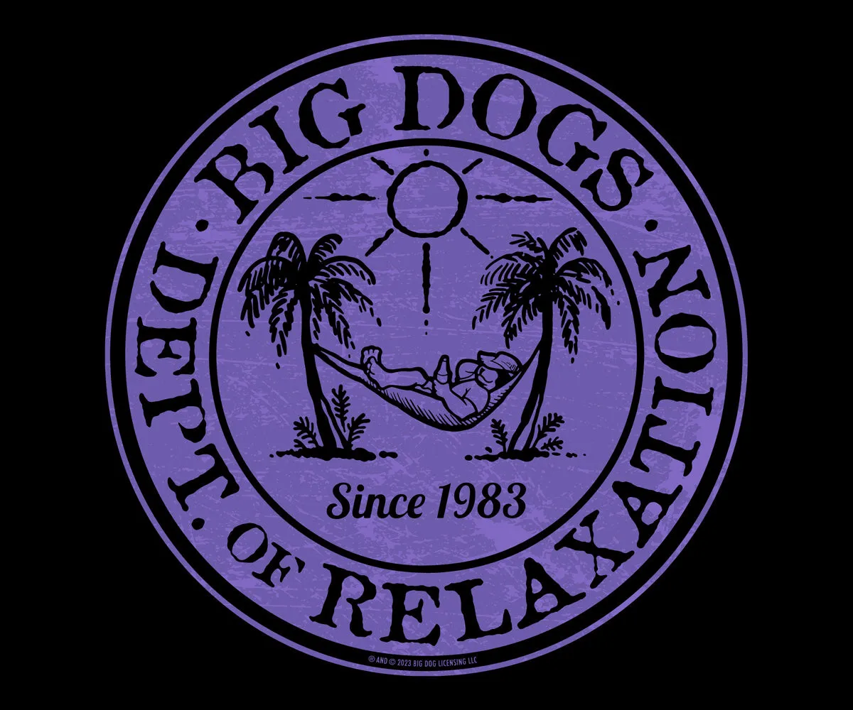 Relaxation Badge Purple T-shirt