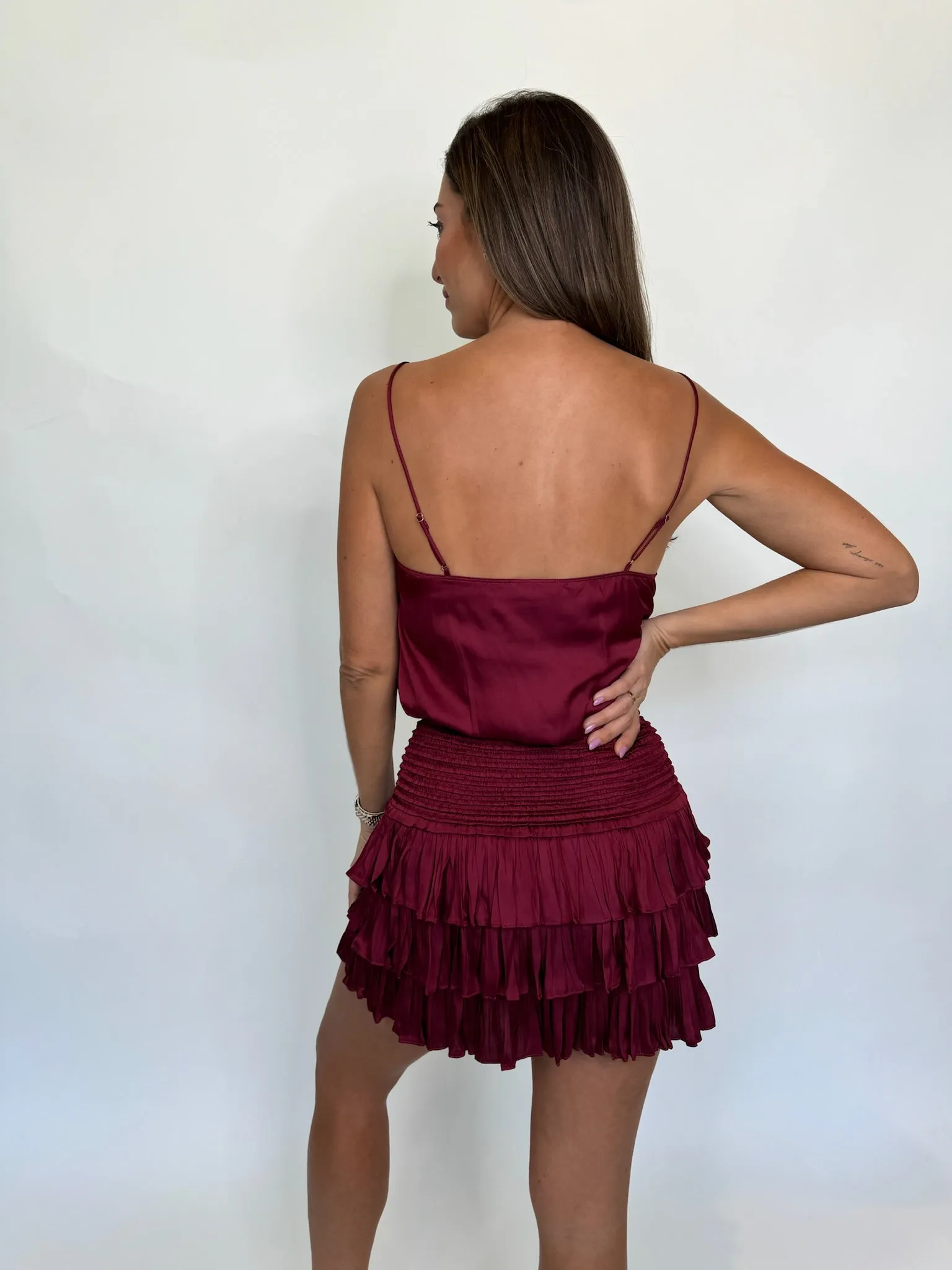 Reset Amore Top Maroon