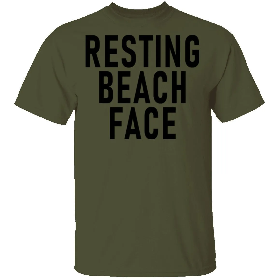 Resting Beach Face T-Shirt