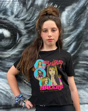rowdy sprout- Britney Spears Not Quite Crop Tee (Vintage Black)
