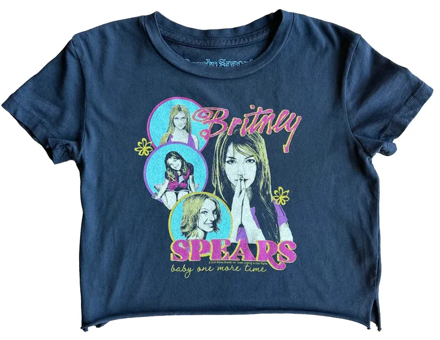 rowdy sprout- Britney Spears Not Quite Crop Tee (Vintage Black)