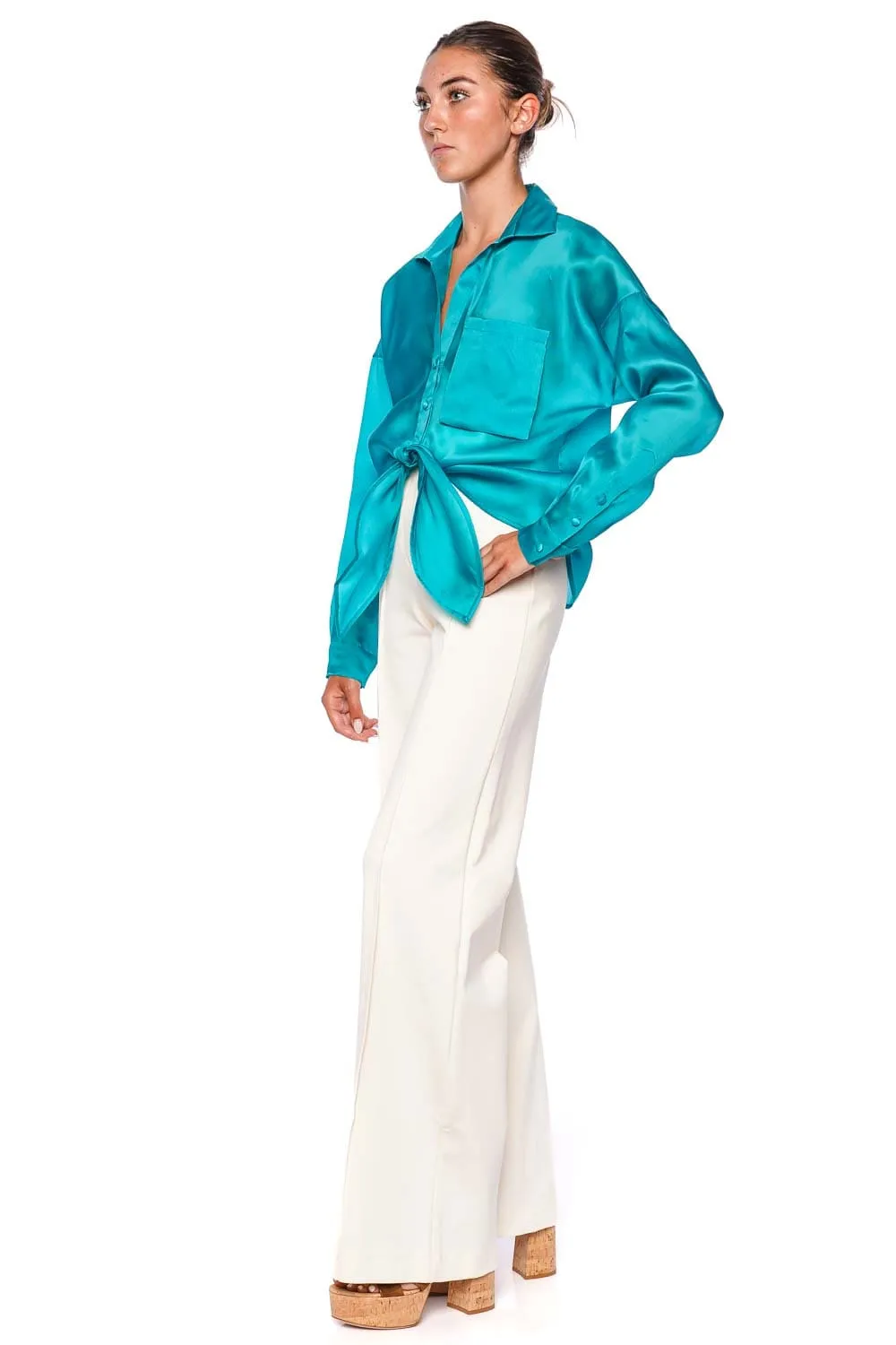 Sandona High Rise Wide Leg Pant