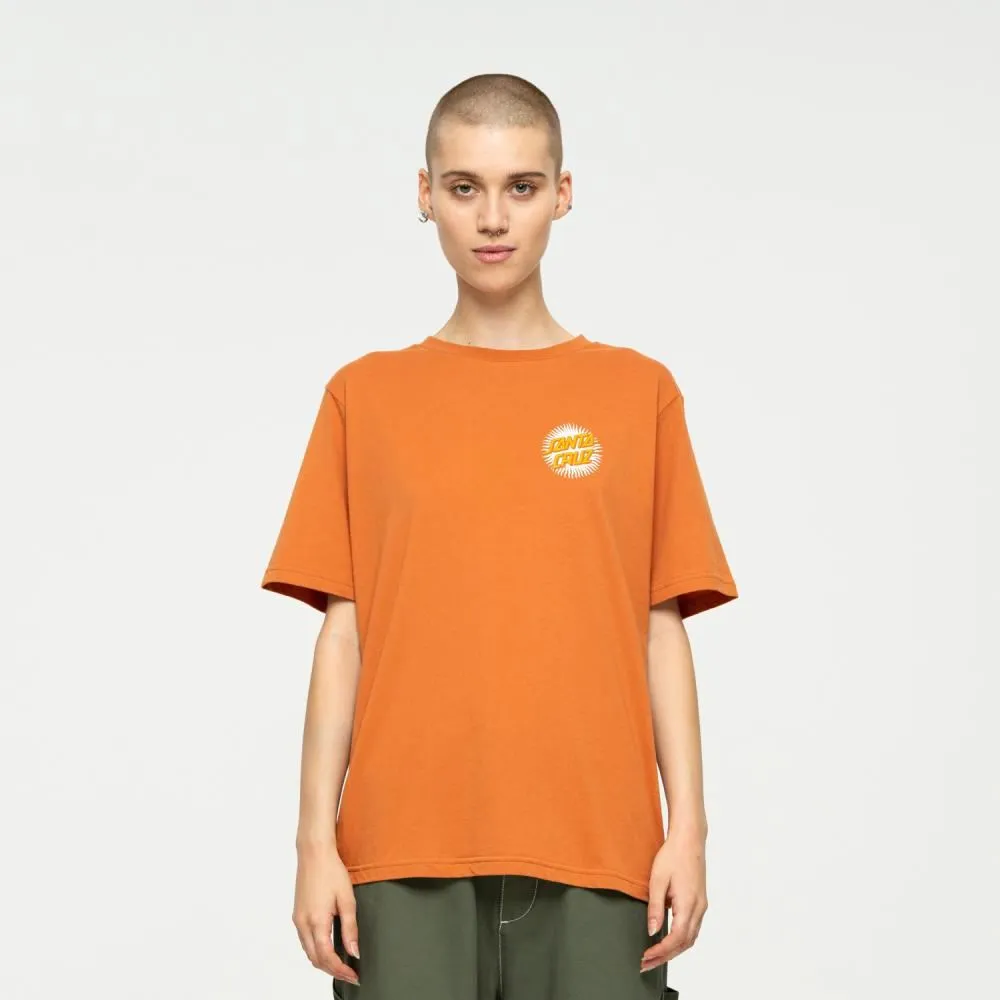 Santa Cruz Womens T-Shirt Daylight Dot T-Shirt - Butterscotch
