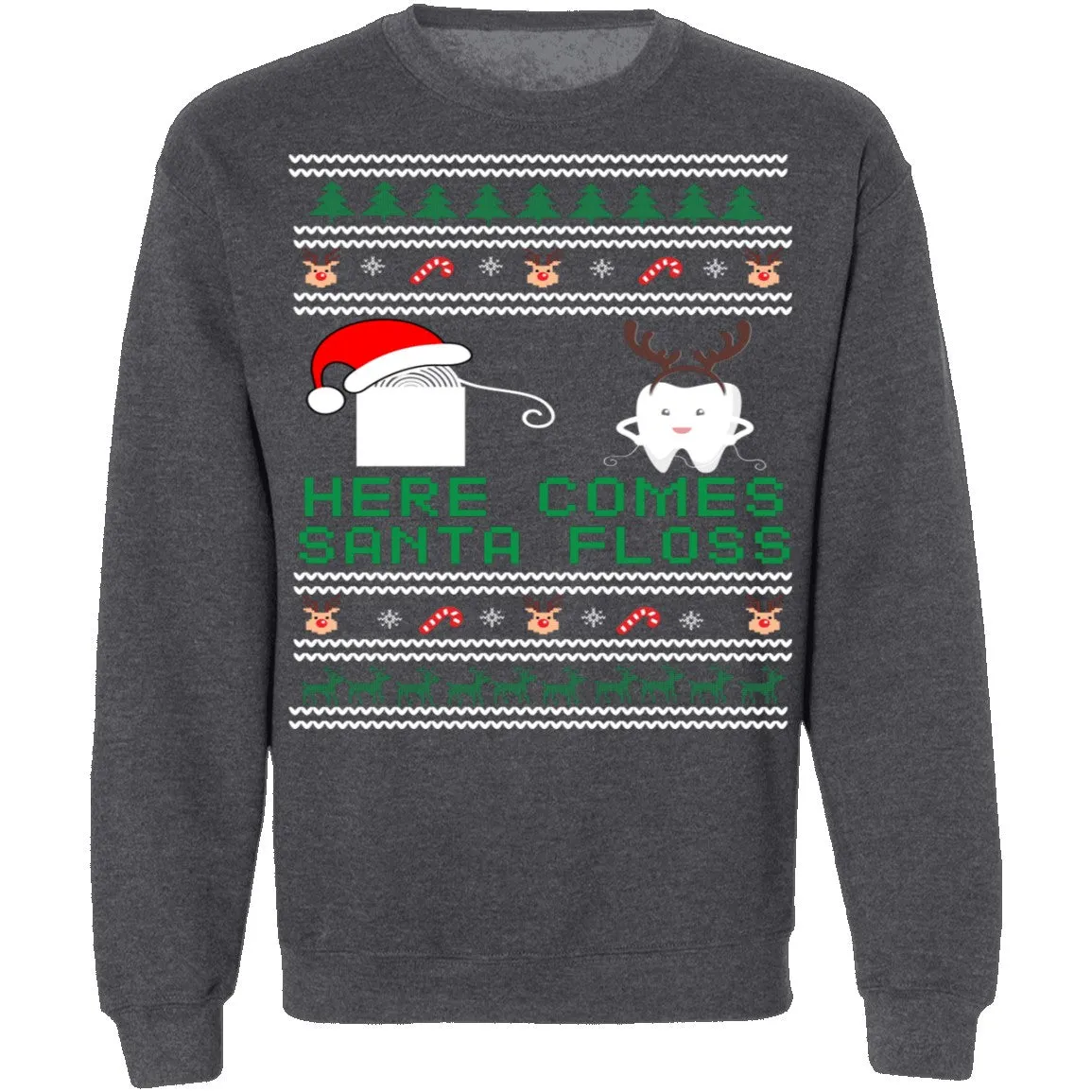 Santa Floss Ugly Christmas Sweater
