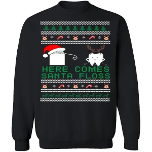 Santa Floss Ugly Christmas Sweater