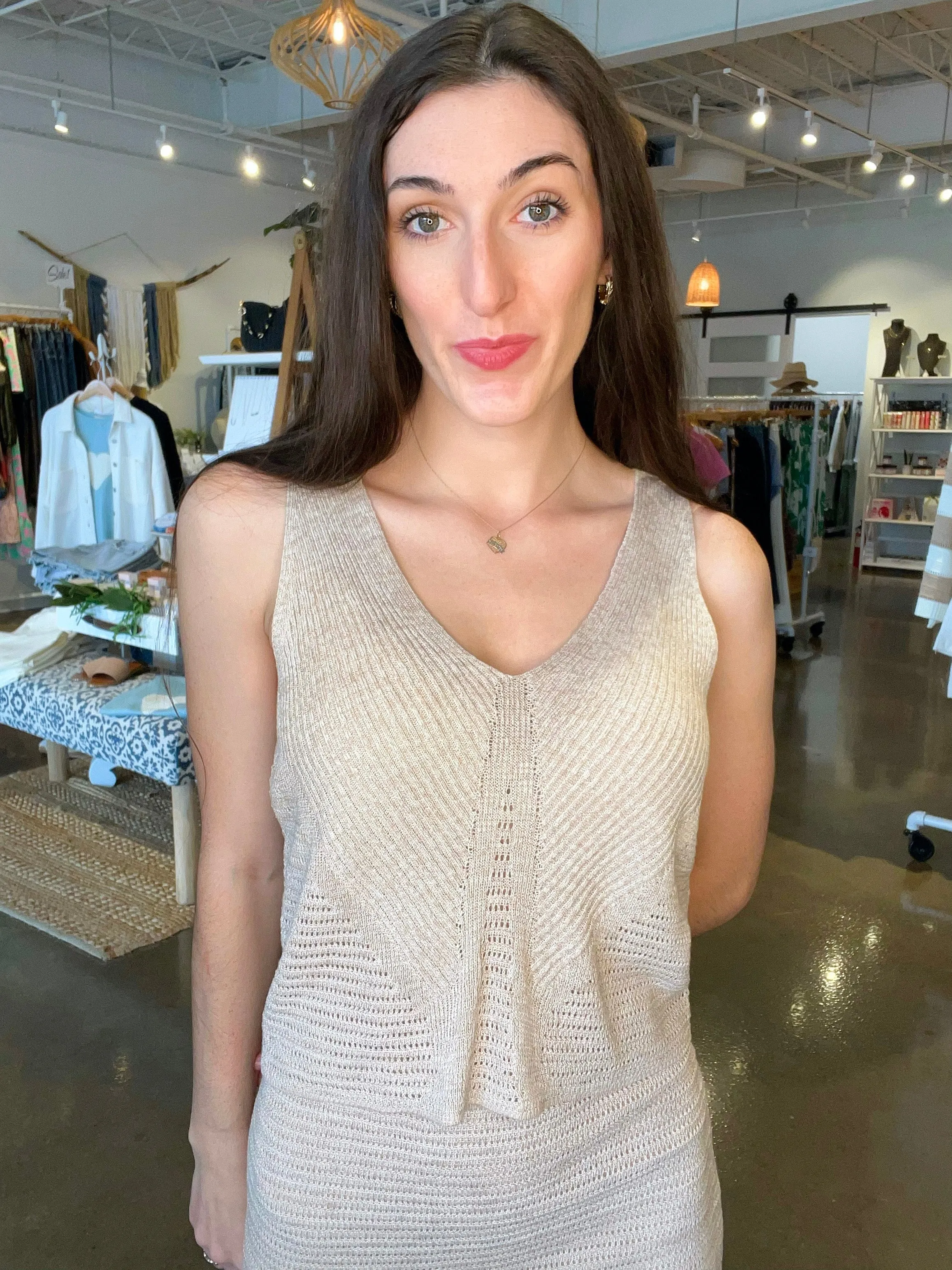 Santorini Sweater Tank
