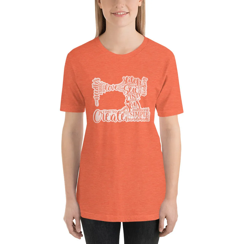 SEW ON T-SHIRT - WHITE