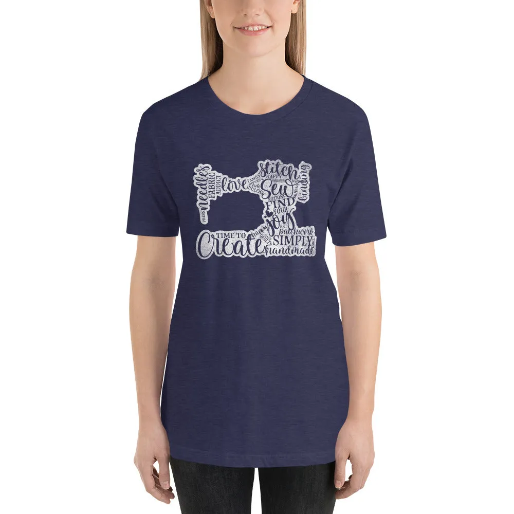 SEW ON T-SHIRT - WHITE