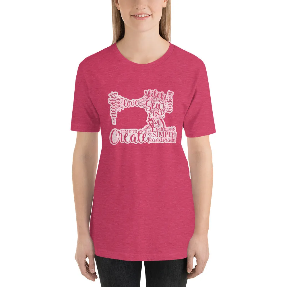 SEW ON T-SHIRT - WHITE