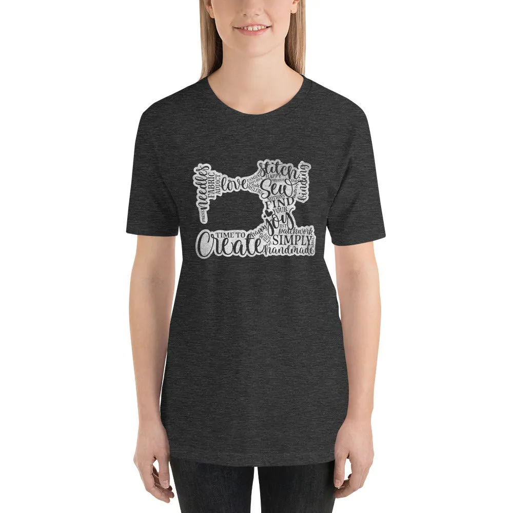 SEW ON T-SHIRT - WHITE