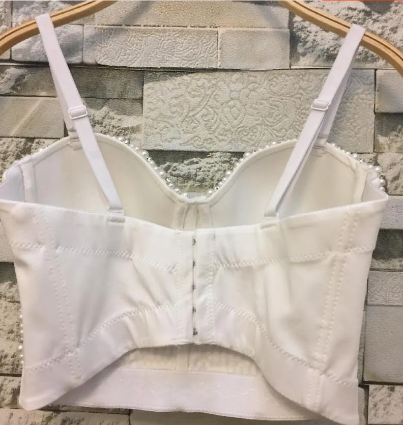 Sexy Bustier Bra Cropped bling