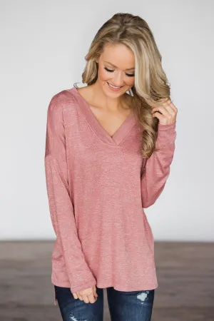 Simply Soft High Low Top ~ Salmon