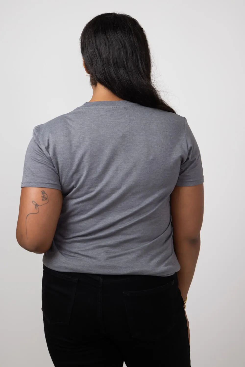 Simply Southern Plus Size Teaching Era T-Shirt for Women in Iron Heather  | EXT-SS-TEACH-IRONHTHR