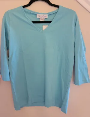 Solid 3/4 Sleeve Top