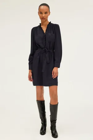SONIA MINI RUFFLES LUREX DRESS