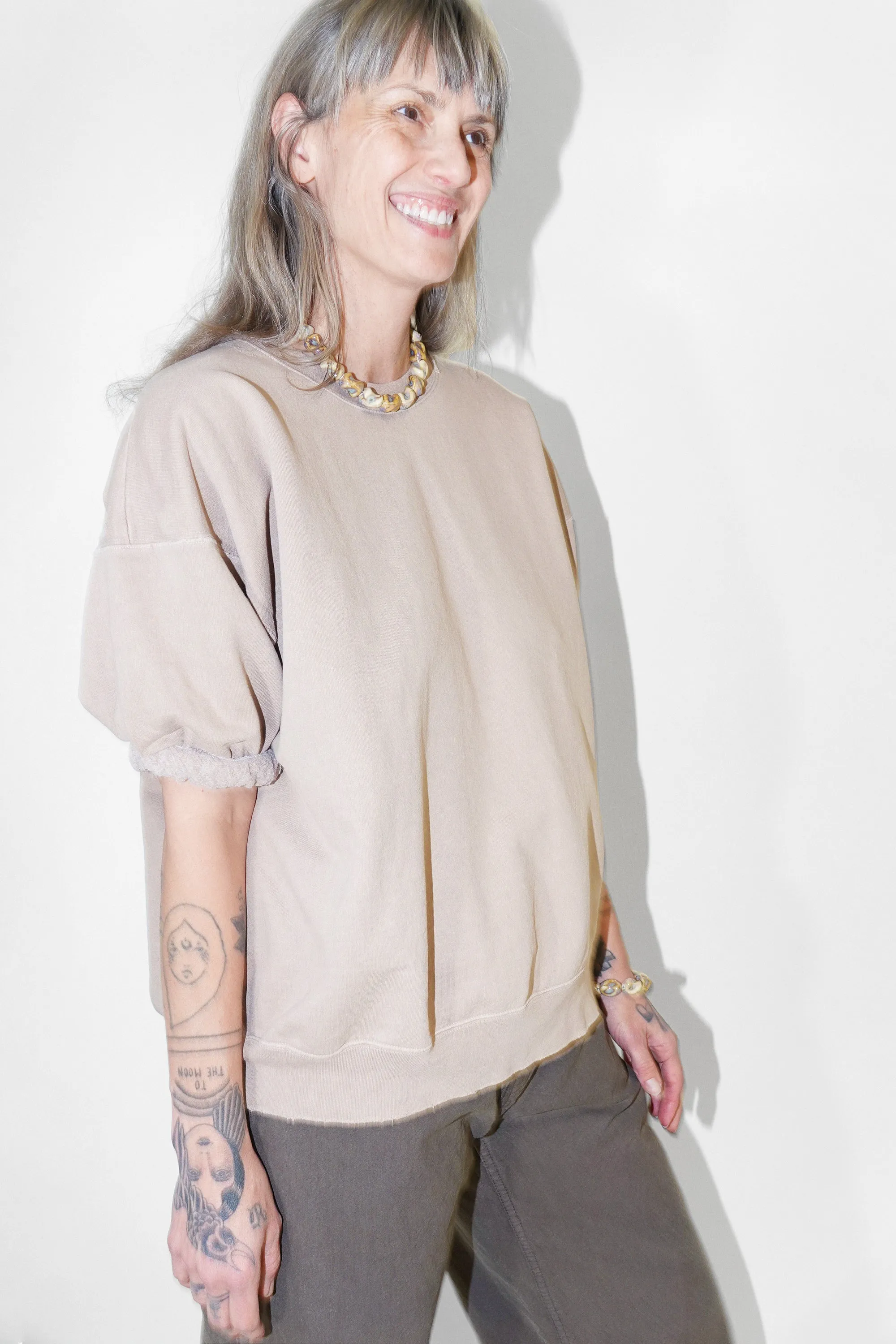 Stanza Sweatshirt in Buff